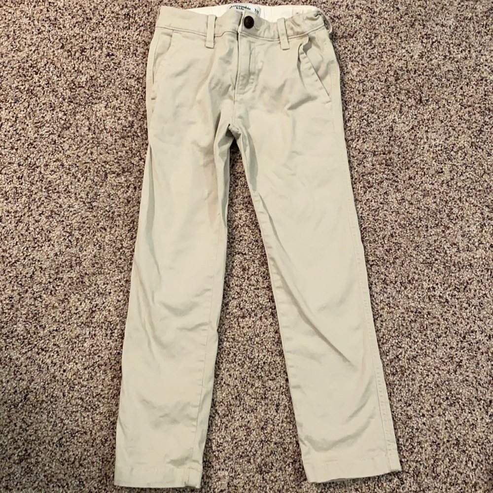 Boys 7/8 Abercrombie tan pants